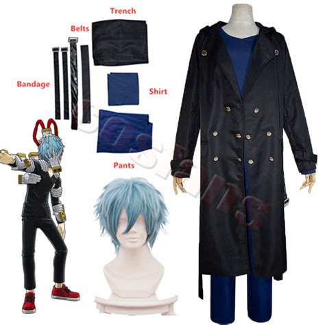 Smile-dance Store Kids Shigaraki Tomura Halloween Cosplay Costume Set ...