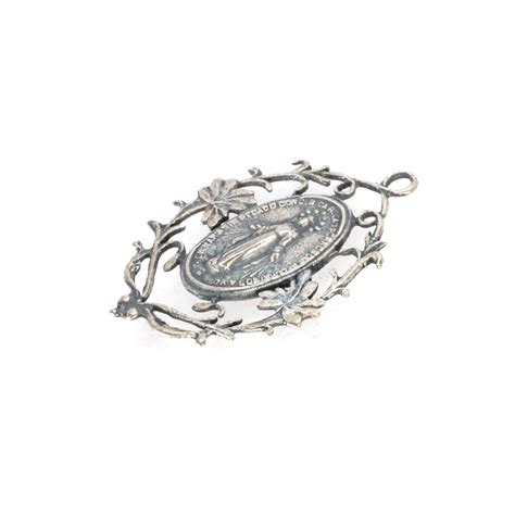 IMMACULATA DESIGNS Silver Miraculous Medal |Virgin India | Ubuy