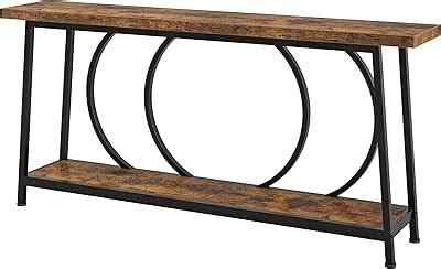 Tribesigns 70.9 inches Extra Long Console Sofa Table Behind Couch, 3 ...