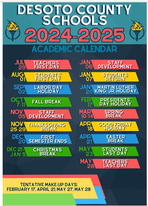 DCS releases 24-25 school calendar | DeSoto County News