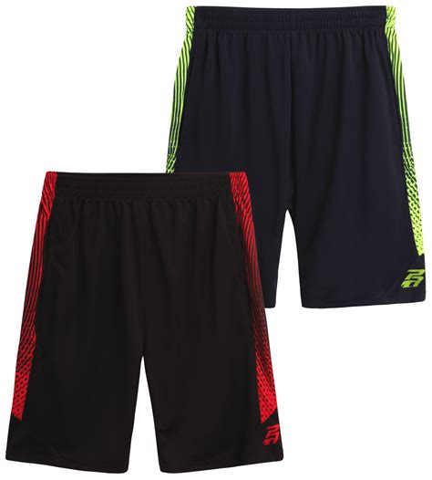 Pro Athlete Boys' Athletic Shorts, 2-Pack Quick-Dry Performance Shorts ...