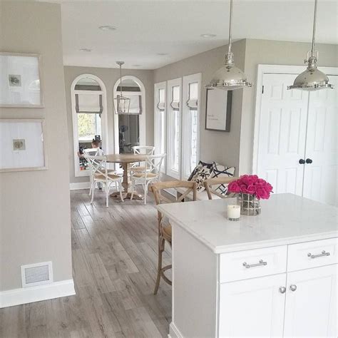 paint colors for living room and kitchen combined