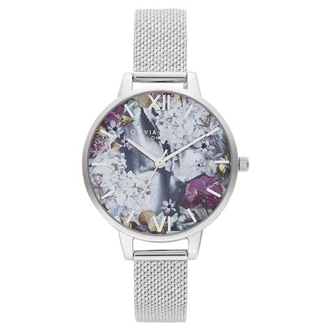 Buy Online Olivia Burton Quartz Analog Mother of Pearl Dial Stainless ...