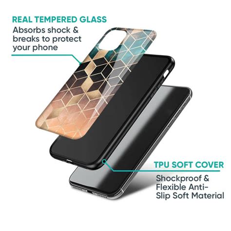 Bronze Texture Redmi 9 prime Glass Back Cover - Flat 35% Off On Redmi 9 ...