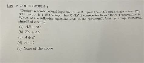 Image result for Logic Design Example Problem