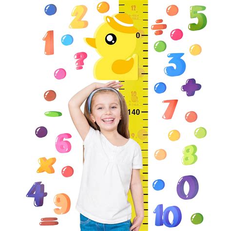 Yueser Height Chart For Kids 3d Childrens Height Ruler Kids ...