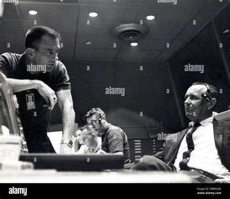 CAPE CANAVERAL, Fla. - Inside Mercury Mission Control, astronaut Deke ...