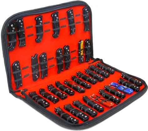 Amazon.com: Knife Display Case, Knife Storage Case for 40+ Pocket ...