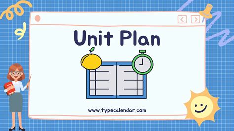 Free Printable Unit Plan Template - Simplify Your Lesson Planning [PDF]