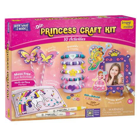 Imagimake Princess Craft Kit | Diy Mosaic Craft Kit for Kids - Multico ...