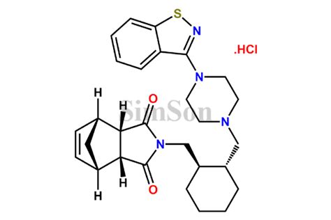 Lurasidone Imine Hydrochloride Impurity | CAS No- NA | Simson Pharma ...