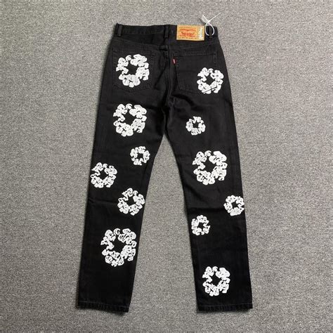 denim tears black denim 🌟 ~2-3 weeks for shipping - Depop