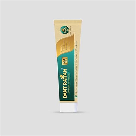 Buy Dant Rattan Ayurvedic SLS Free Toothpaste – 100gm inc.Fluoride Free ...