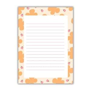 Bop Canvases A5 Notepad | 100 GSM Paper | 60 Tear-Off Pages | Hard ...