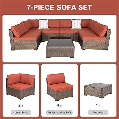 ide·o Patio Furniture Sets Backyard Furniture - 7 | Ubuy India