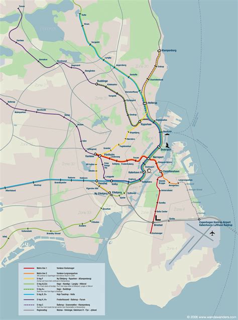 Copenhagen Metro Map English
