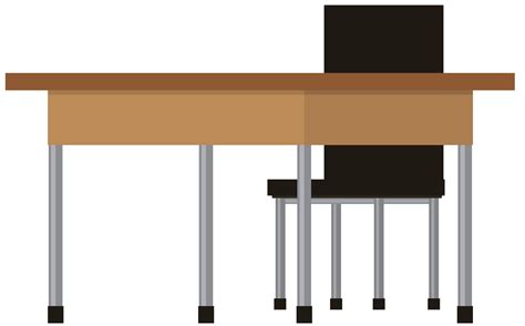 Classroom Desk Clipart