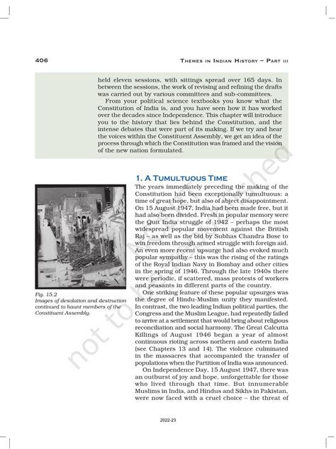 NCERT Book for Class 12 History Chapter 15 Framing