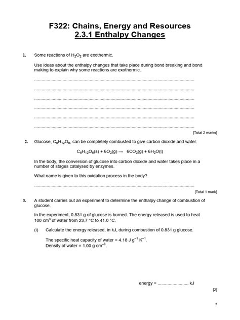 Image result for Enthalpy Example Problems