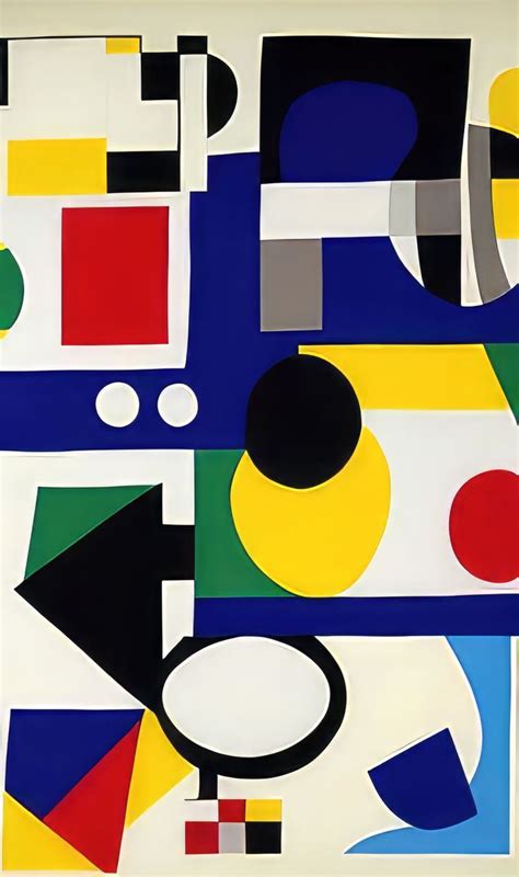 'BAUHAUS PAPER COMPOSITION' Poster, picture, metal print, paint by BluePinkPanther | Displate ...