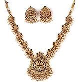 Shining Diva Fashion Latest Temple Design Necklace Set for Women ...