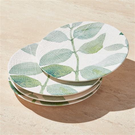 Botanico Salad Plates, Set of 4 | Crate and Barrel UAE