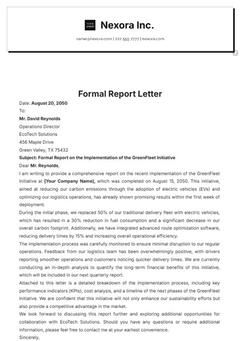 Image result for Formal Report