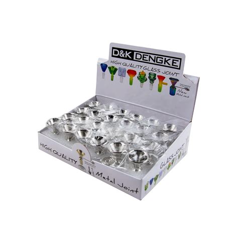 D&K Replacement Metal Bong Bowls (24 Pack) - Blazed Wholesale