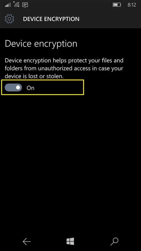 Device Encryption Support Setting 的图像结果