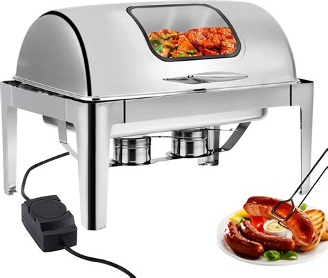 Electric Buffet Food Roll Top Chafing Dish Servers | Ubuy India