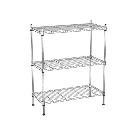 3-Tier Metal Storage Shelves,Storage Shelvings