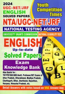 ( English Medium )Ugc-Net/jrf English Solved Papers 2024: Buy ( English ...
