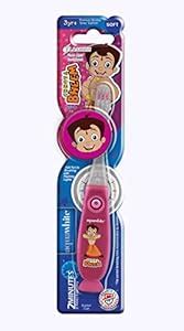 aquawhite Chhota Bheem Kids Timer Flashhh Light Toothbrush (Pink ...