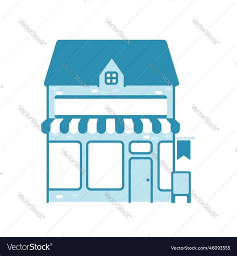 Front View of a Shop Vector 的图像结果