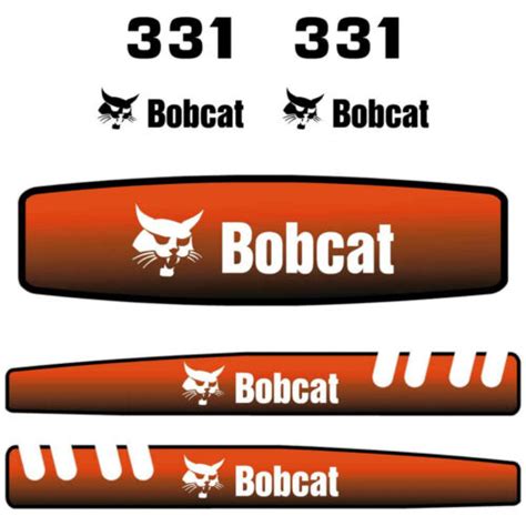 Bobcat 331 Decal Sticker Kit Aftermarket Repro India | Ubuy
