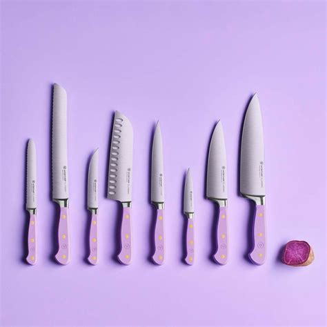 Wusthof Classic Colour Serrated Utility Knife 14cm Purple Yam | Kitchen ...
