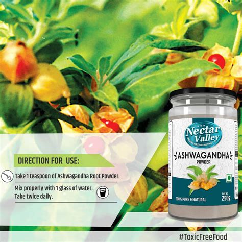 Buy NECTAR VALLEY ASHWAGANDHA POWDER | HELPS TO BOOST IMMUNITY | INDIAN ...