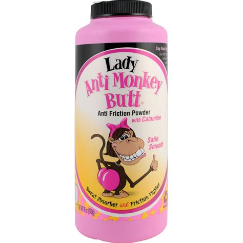 Anti Monkey Butt Lady Anti Friction Powder for Chafing, 6 oz | Silver ...