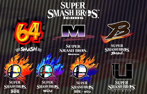 [Logos] Super Smash Bros. Logo Icons by RapBattleEditor0510 on DeviantArt