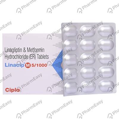 Linacip M 5/1000mg Strip Of 15 Tablets: Uses, Side Effects, Price ...