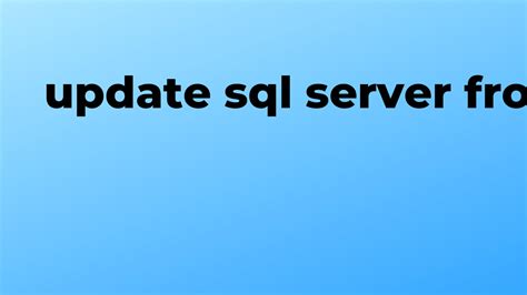 Image result for SQL Select for Update