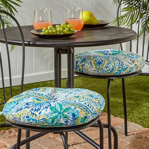 Round Outdoor Comfortable Cushions For Bistro Chairs - Outdoor Patio ...