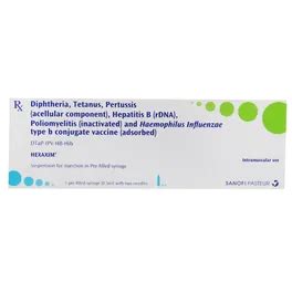 HEXAXIM INJECTION 0.5ML | Uses, Side Effects, Price | Apollo Pharmacy