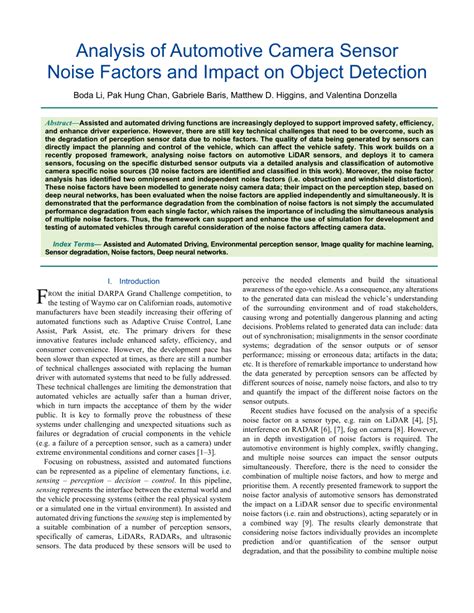 Automotive Camera Sensor 的图像结果