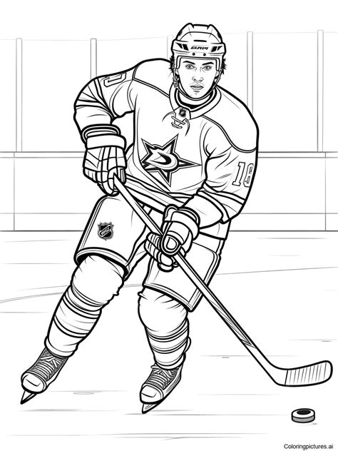 Hockey - Free Printable Coloring Pages
