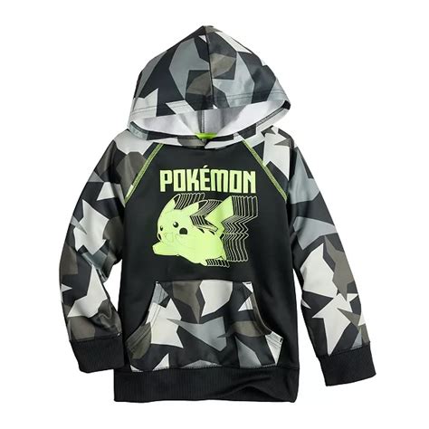 Boys 4-12 Jumping Beans® Pokemon Fleece Active Camo Graphic Hoodie