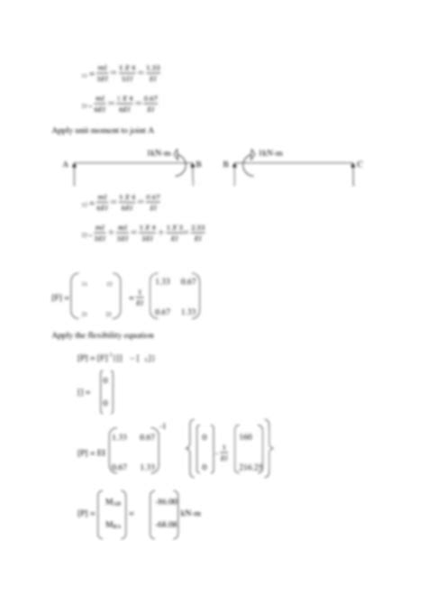 Image result for Flexibility Matrix Equation