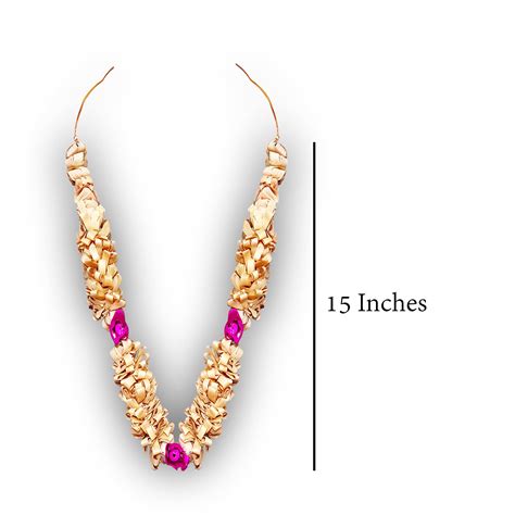 Buy Original Sandalwood Mala !! Chandan Scented Wooden Chaal Haar/ Mala ...