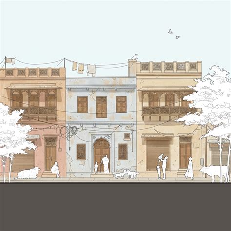 Indian People Elevation Vector & PNG Cutouts Pack - Urban Context for ...