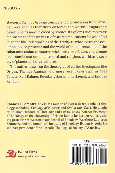 Toward A Cosmic Theology – St Pauls India